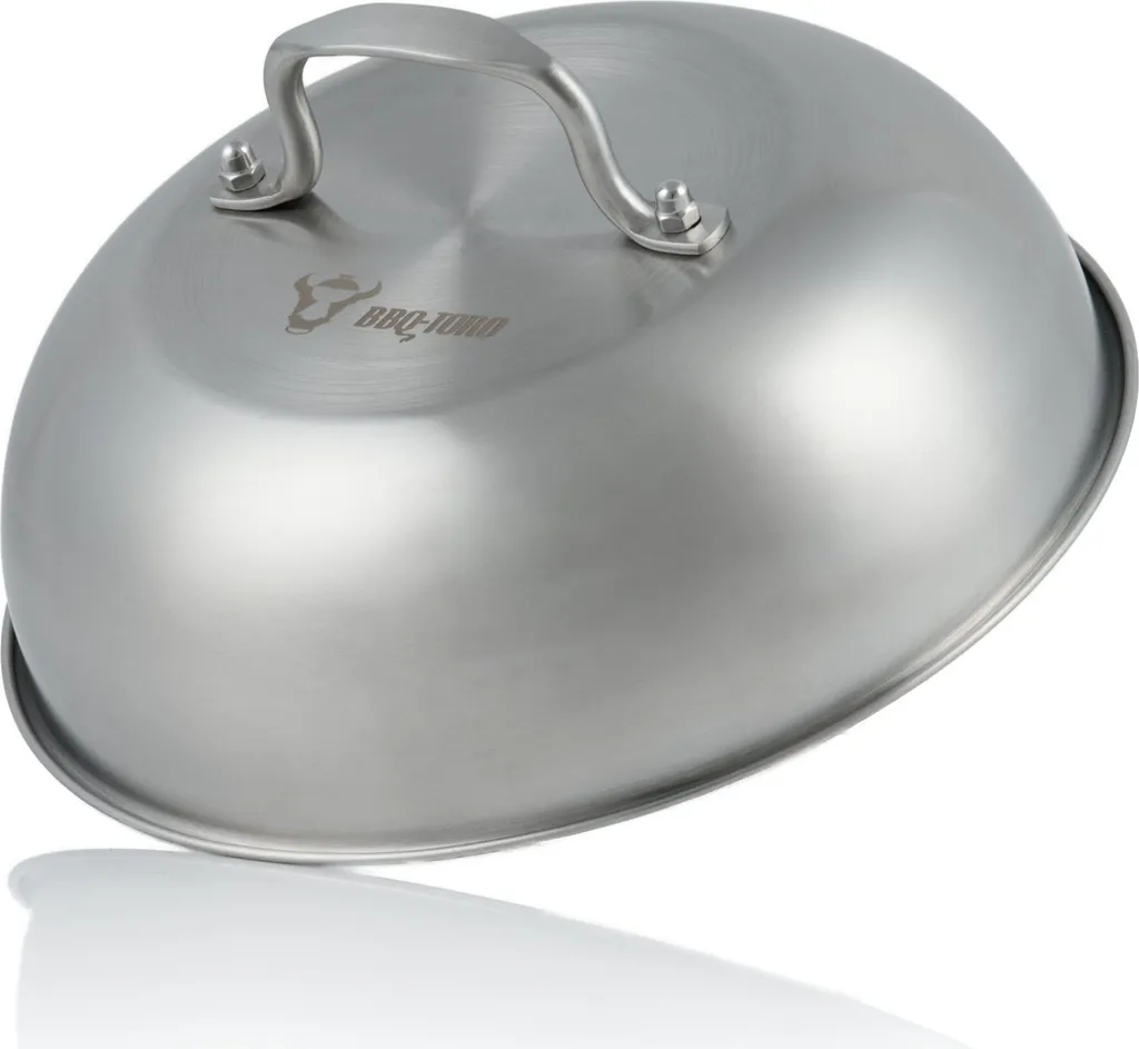 BBQ-Toro Edelstahl Wärmeglocke | Ø 23 Cm | Servierglocke, Glosche, Burgerglocke 3 BBQ-Toro Edelstahl Wärmeglocke | Ø 23 Cm | Servierglocke, Glosche, Burgerglocke