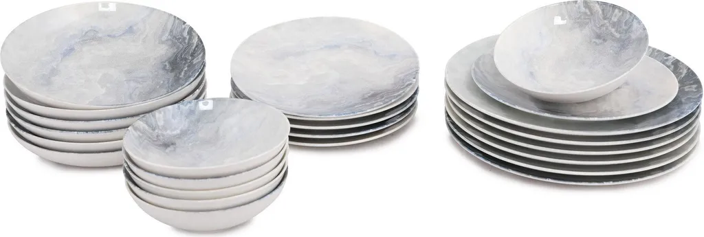 Hermia Concept, Erika,(24 Stücke), Abendessen , Mehrfarbig, 100% Porzellan 9 Hermia Concept, Erika,(24 Stücke), Abendessen , Mehrfarbig, 100% Porzellan – Bild 7