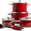 KitchenAid Topfset Steel Core Enamel Empire Rot 10-teilig -Küchenbedarf Geschäft baff6c8f41f8d267ba88ad8a3e29fa68