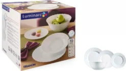 Luminarc 19tlg. Tellerset + Schale Trianon -Küchenbedarf Geschäft bcd101d60f0ee33d4ab4f1e4efdf4e39