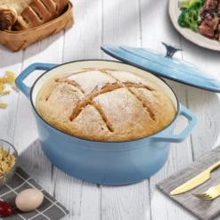 Vancasso Gusseisen Topf, Bräter Mit Deckel, Bratpfanne 6L Ø 30cm Emaillie Schmortopf, 13cm Niedrige Höhe Kasserolle Für Alle Herdarten Und Induktion 13 Vancasso Gusseisen Topf, Bräter Mit Deckel, Bratpfanne 6L Ø 30cm Emaillie Schmortopf, 13cm Niedrige Höhe Kasserolle Für Alle Herdarten Und Induktion -Küchenbedarf Geschäft bd1c72b1d1b0df269d8a8911ddccf539