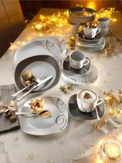 Van Well 18tlg. Kaffeeservice Porzellan Weiß 18 Tlg. -Küchenbedarf Geschäft bdbba0db449787295f88e4b048402986