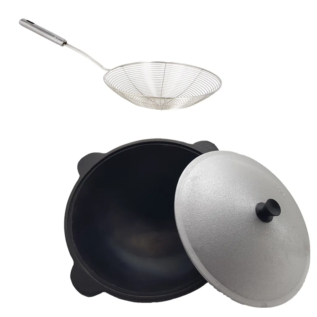 Kazan Gusseisen Mit Edelstahlsieb Usbekischer Kasan 16 Liter 3 Kazan Gusseisen Mit Edelstahlsieb Usbekischer Kasan 16 Liter