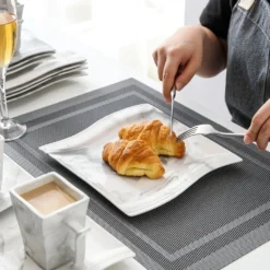 MALACASA, Serie Flora, 36 Tlg. Marmor Porzellan Kaffeeservice Geschirrset Mit 12 Kuchenteller, 12 Tasse 220ml, 12 Untertasse Für 12 Personen -Küchenbedarf Geschäft be9e15e16d55a52d6dd10e6a2489ddb1