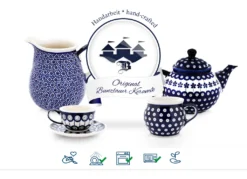 Original Bunzlauer Keramik Bräter Mit Deckel V=2,2 Liter B=25,5cm L=31,8cm H=19,2cm Design 8 11 Original Bunzlauer Keramik Bräter Mit Deckel V=2,2 Liter B=25,5cm L=31,8cm H=19,2cm Design 8 -Küchenbedarf Geschäft c008711b9863c2aa7295fe72897e6f20