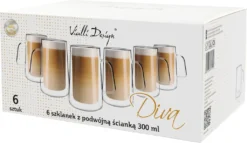 Thermogläser Doppelwandig 6er SET Latte Macchiato Espresso VIALLI DESIGN 300ml -Küchenbedarf Geschäft c0495b22b3cdda64289d70f3e4e791e6