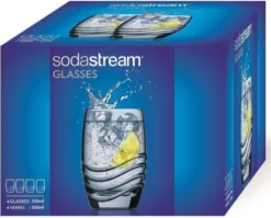 Sodastream Trinkglas 4er-Pack, Passend Zu Sodastream-Glaskaraffen -Küchenbedarf Geschäft c0cf39538302c7bff03b4a9d84ec3cb8
