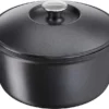 Tefal E2157014 AROMA INDUKTION Schmortopf Mit Deckel Gusseisen/Alu °24cm 4,8L