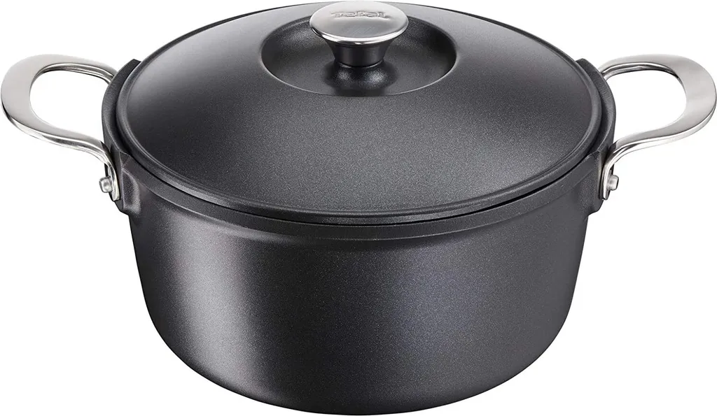 Tefal E2157014 AROMA INDUKTION Schmortopf Mit Deckel Gusseisen/Alu °24cm 4,8L 3 Tefal E2157014 AROMA INDUKTION Schmortopf Mit Deckel Gusseisen/Alu °24cm 4,8L