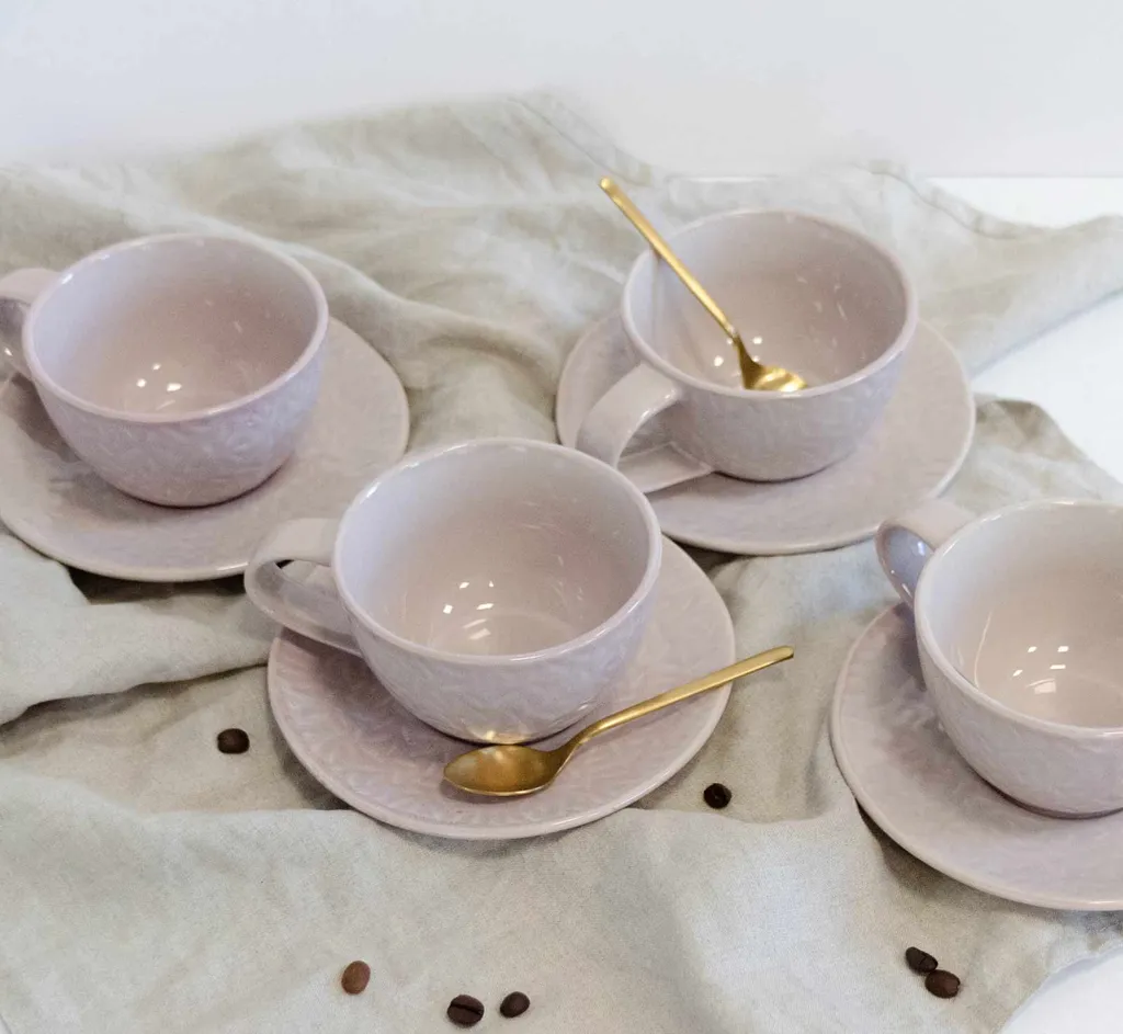 Leonardo MATERA Cappuccino Set Grün 8-teilig 6 Leonardo MATERA Cappuccino Set Grün 8-teilig – Bild 4