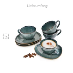 Sänger SÄNGER Kaffeetassen Set Darwin 8 Teilig Für 4 Personen 17 Sänger SÄNGER Kaffeetassen Set Darwin 8 Teilig Für 4 Personen -Küchenbedarf Geschäft c8647d0596f6e629519b1d230214a470