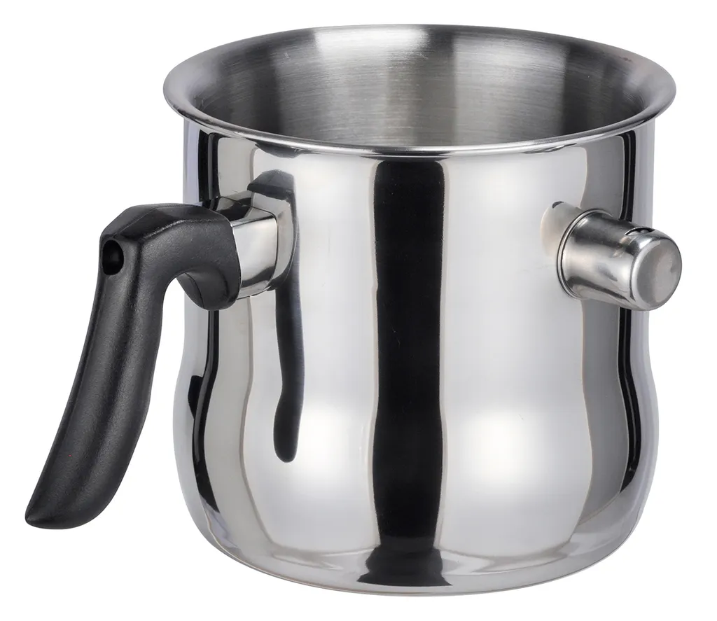 Milchtopf Edelstahl Simmertopf Doppelwandig 1,2 L Wasserbadtopf 3 Milchtopf Edelstahl Simmertopf Doppelwandig 1,2 L Wasserbadtopf