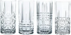 Nachtmann 0097784-0 Longdrinkbecher 'Highland' Kristallglas, 375 Ml, H: 15,1 Cm, ø 7,7 Cm, Transparent, 4-teilig (1 Set) -Küchenbedarf Geschäft c9513499898ab58e721437f0df17337c