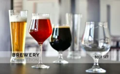 KROSNO Brewery Biergläser Bierkenner Set, 6er-Set, 420ml, 500 Ml -Küchenbedarf Geschäft ca501c90b103e09f5fd7212e4c24b63a