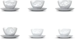 FIFTYEIGHT Kombi-Service 30-tlg. - Tassen + Teller (mit Biss) + Hochwertige Tischsets -Küchenbedarf Geschäft cb7acc1d2f890eddf0bf3243fa6b9fd3