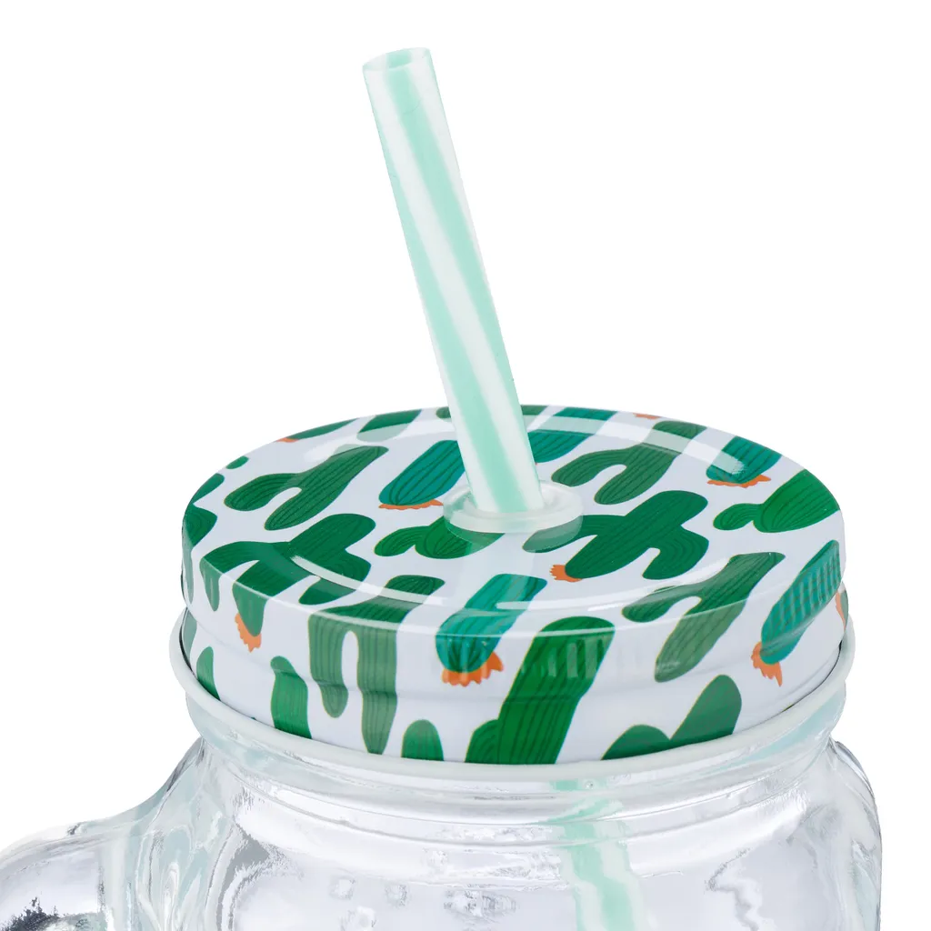 Relaxdays 8er Set Trinkgläser Mit Deckel Kaktus 8 Relaxdays 8er Set Trinkgläser Mit Deckel Kaktus – Bild 6