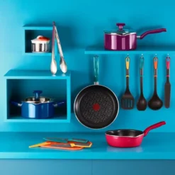 Chefclub Von Tefal G8061704 Deep Herd 22cm Himbeerrot, Non-Stick-Beschichtung, Kompatibel Mit Allen Lichtern Mit Induktion. -Küchenbedarf Geschäft ccb4a5fab40a71820124ba5c53f46ef6