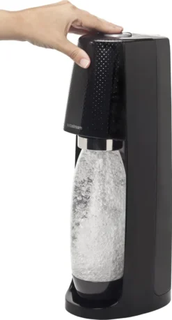 Sodastream Wassersprudler EASY Incl. PET-Flasche 1 L Und 1 Co²-Kohlensäurezylinder, Schwarz -Küchenbedarf Geschäft ce2084b3e88cbd623d5e891c63da0555