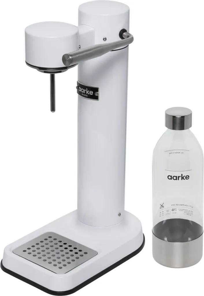 AARKE Wassersprudler Carbonator 3 White Weiss Mit PET Flasche Edelstahlgehäuse 3 AARKE Wassersprudler Carbonator 3 White Weiss Mit PET Flasche Edelstahlgehäuse