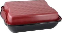 Zenker XXL-Bräter Mit Deckel, Schwarz/Rot, 7200 -Küchenbedarf Geschäft d1538956fb682a323a1aa4835df970ed