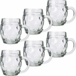 Stölzle Oberglas Tübinger Augenkanne, Pintglas, Kugel, Mit Füllstrich, Traditionelles Design, 6 Stück, Spülmaschinenfest, Hochwertige Qualität (500 Ml) -Küchenbedarf Geschäft d36886d68e9eede3f941a54f93ec1340