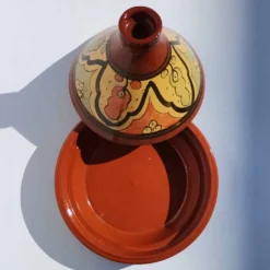 Marokkanische Tajine Doukala 34 Cm Glasiert | Kochen Für 4-6 Personen | Handbemalte Tagine Aus Marokko -Küchenbedarf Geschäft d420ab7afe84e7e48cb3bc2937381d43