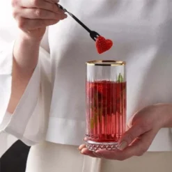 Pasabahce Elysia Golden Touch Long Drink Gläser 4-teiliges Set Mit Goldrand 280ml -Küchenbedarf Geschäft d54222e3fc73177c7221151c36c3fcba