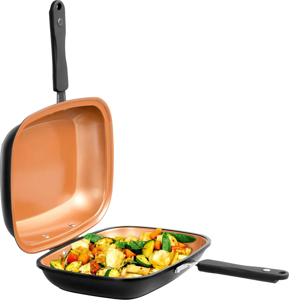 MediaShop Livington 2in1 Wendepfanne 'Black Doubletta Basic' 11 MediaShop Livington 2in1 Wendepfanne 'Black Doubletta Basic' – Bild 9