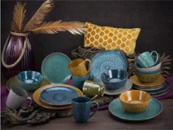 CreaTable 22561 Kombiservice Samarkand Für 4 Personen, Steinzeug, Mehrfarbig (1 Set, 16-teilig) 10 CreaTable 22561 Kombiservice Samarkand Für 4 Personen, Steinzeug, Mehrfarbig (1 Set, 16-teilig) -Küchenbedarf Geschäft d727fcf4b69a5794880bd88ecb82964a