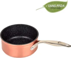 Excellence Cuivre Ø16 Cm By Kitchen Pro - Stielkasserolle 16cm Ohne Deckel, Kochtopf Klein 1,5 Liter, Aus Kupfer Und Rostfreiem Edelstahl - Induktion -Küchenbedarf Geschäft d7667f6b163d6c04e90ba5544b213951