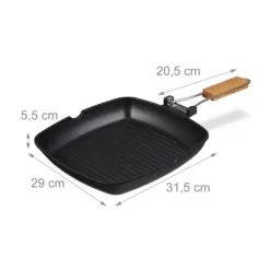 Relaxdays Grillpfanne Mit Holzgriff 14 Relaxdays Grillpfanne Mit Holzgriff -Küchenbedarf Geschäft d9136c88d646eb22d5f9f693aaf819cd