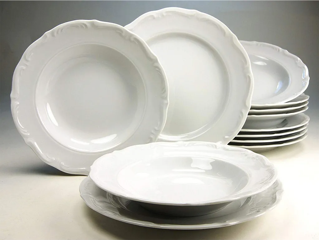 CreaTable 16135 Kombiservice Maria Theresia Für 6 Personen, Porzellan, Weiß (1 Set, 30-teilig) 7 CreaTable 16135 Kombiservice Maria Theresia Für 6 Personen, Porzellan, Weiß (1 Set, 30-teilig) – Bild 5