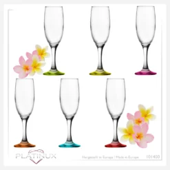 Sektgläser Bunt Aus Glas 150ml (max.190ml) Set 6-Teilig Champagnergläser Prosecco Gläser 15 Sektgläser Bunt Aus Glas 150ml (max.190ml) Set 6-Teilig Champagnergläser Prosecco Gläser -Küchenbedarf Geschäft d9c1e968bd56004d47d70e380bdf9a9e