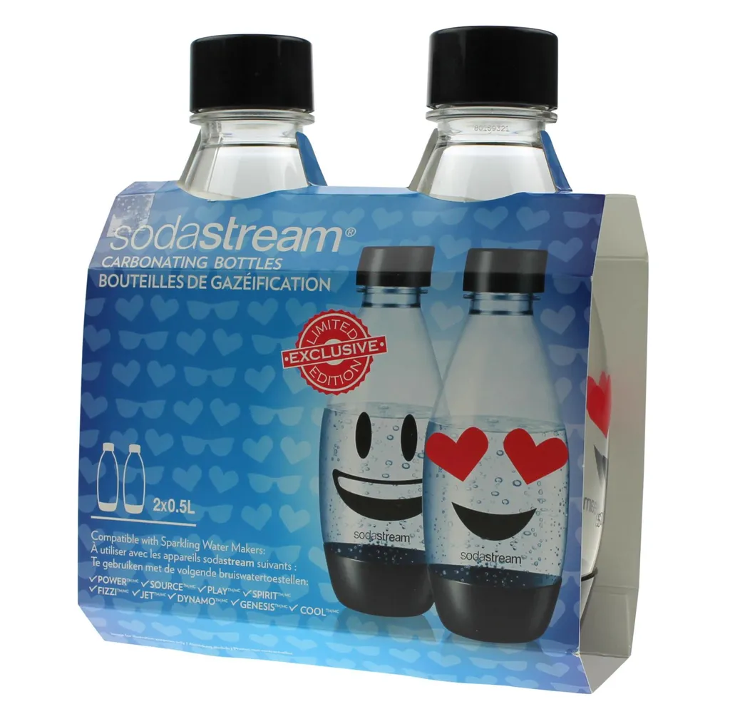 Sodastream 1748221310 2x PET-Kunststoffflasche 0,5 Liter FürTrinkwassersprudler 3 Sodastream 1748221310 2x PET-Kunststoffflasche 0,5 Liter FürTrinkwassersprudler