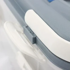 Party Container Kuchenbehälter Lebensmittel Transportbox XL Mit 2 Etagen Und Klappbaren Griffen, Farbe:Grau -Küchenbedarf Geschäft e07c23cc64b56f56e4cd5c22ac59d3f0