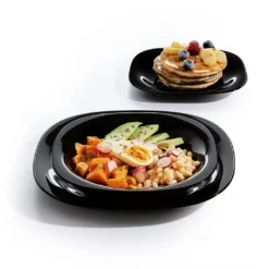 Geschirr Luminarc Carine Glas Schwarz-Weiß (19 Pcs) -Küchenbedarf Geschäft e22aafcc7d572f5950988473a139d3fe