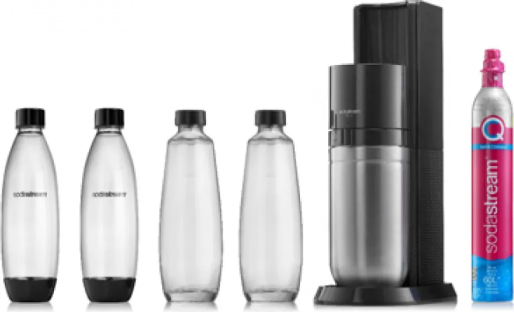 SODASTREAM DUONCB - Black DUO Machine Pack 4 Flaschen (2 DUO-Dekanter + 2 Fuse LV) + 1 CQC-Austauschzylinder 8 SODASTREAM DUONCB - Black DUO Machine Pack 4 Flaschen (2 DUO-Dekanter + 2 Fuse LV) + 1 CQC-Austauschzylinder – Bild 6