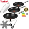Tefal E76 Jamie Oliver Pfannenset Induktion 6 TLG Set 12,- Hohe Wokpfanne Mit Deckel 28cm, Pfanne 28 Cm + 24cm, Edelstahl 18/10 Rostfrei, Spülmaschinenfest, Antihaft-beschichtet -Küchenbedarf Geschäft e4275b5a5c238dd587c56a9e31b78d8b