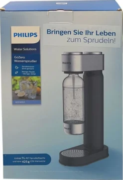 PHILIPS AQUA Soda Maker Wassersprudler + 425 G CO²-Zylinder + 1 PET-Flasche 1 Liter, Schwarz 11 PHILIPS AQUA Soda Maker Wassersprudler + 425 G CO²-Zylinder + 1 PET-Flasche 1 Liter, Schwarz -Küchenbedarf Geschäft e4b125e337617015399ea55c7feadf4e
