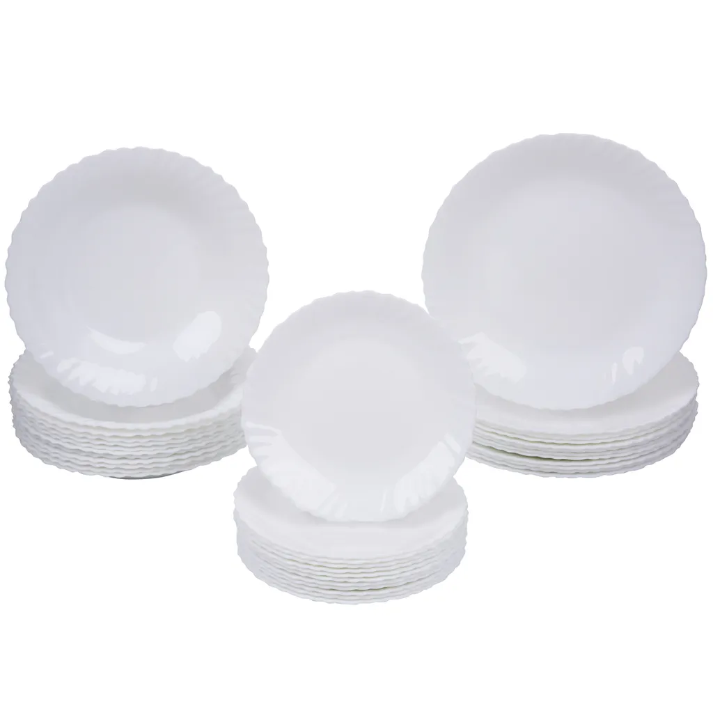 Luminarc Tafelservice 12 Personen Geschirr Set Essservice Speiseservice Hartglas 36 Tlg. 4 Luminarc Tafelservice 12 Personen Geschirr Set Essservice Speiseservice Hartglas 36 Tlg. – Bild 2