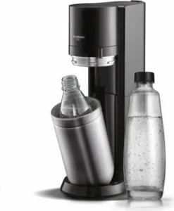 SodaStream DuoTitan Trinkwassersprudler, Inkl. 1x 1 Liter Glasflasche, 1x 1 Liter PET, 1 X Quick Connect Zylinder -Küchenbedarf Geschäft e73df4f97b1b4e1f69c877c24ee5df81