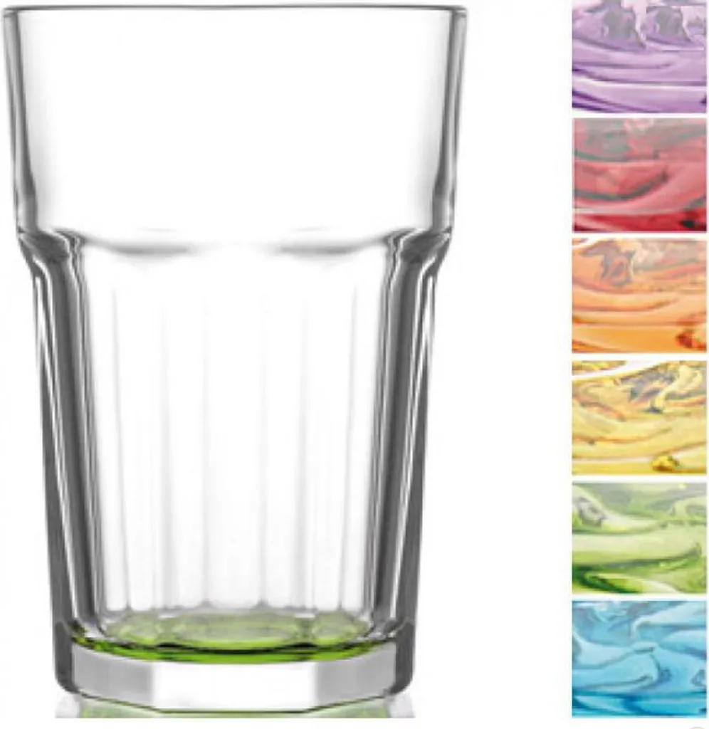 Trinkglas Cocktailglas Caipirinha Glas Transparent Oder Farbig Sortiert 300 Ml , Farbe:Mehrfarbig Sortiert, Stückzahl:6 Stück 3 Trinkglas Cocktailglas Caipirinha Glas Transparent Oder Farbig Sortiert 300 Ml , Farbe:Mehrfarbig Sortiert, Stückzahl:6 Stück – Bild 2
