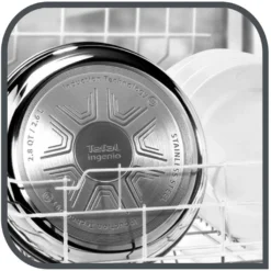 Tefal Pfannenset INGENIO PREFERENCE °24/28cm L94092 + Jamie Oliver Gravur Glasdeckel °28cm + 2 Griffe -Küchenbedarf Geschäft eaa0fc371c035651eeefc022a0e50197