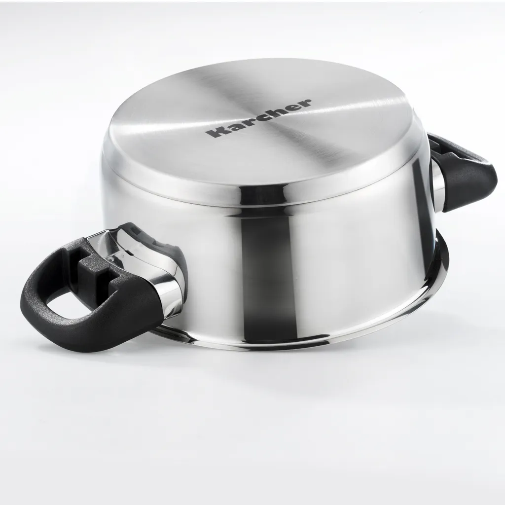 Karcher Kochtopfset MIA 5-teilig, Edelstahl 8 Karcher Kochtopfset MIA 5-teilig, Edelstahl – Bild 6