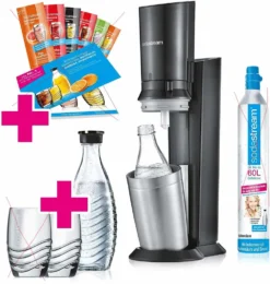 Sodastream Sodagerät Crystal 2.0 Superpack -Küchenbedarf Geschäft ebba0035aecc6338b98df8bffa24c8e1