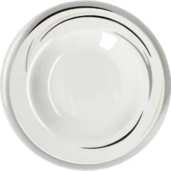 12tlg Tafel-Service Home Suppenteller Speiseteller Streifen Porzellan-Geschirr 11 12tlg Tafel-Service Home Suppenteller Speiseteller Streifen Porzellan-Geschirr -Küchenbedarf Geschäft ec9ddf8204f0990e5f8630f7d2977f86