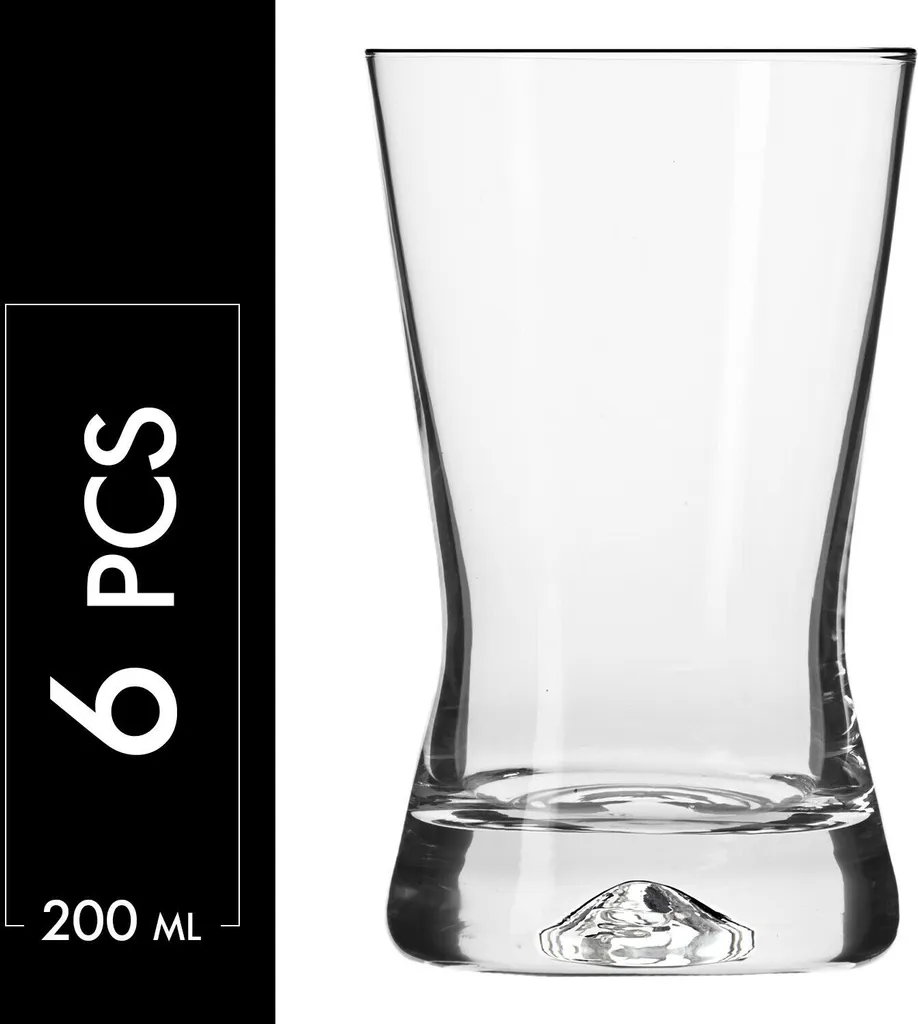 KROSNO X-Line Wassergläser, 6er-Set, 200 Ml 8 KROSNO X-Line Wassergläser, 6er-Set, 200 Ml – Bild 6