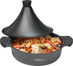 Aluguss Tajine Tagine Ø28cm Induktion Silikongriffe Gartopf Dampfgarer Bräter -Küchenbedarf Geschäft ed0fda479b5bfeb7478266a26ccc17a7