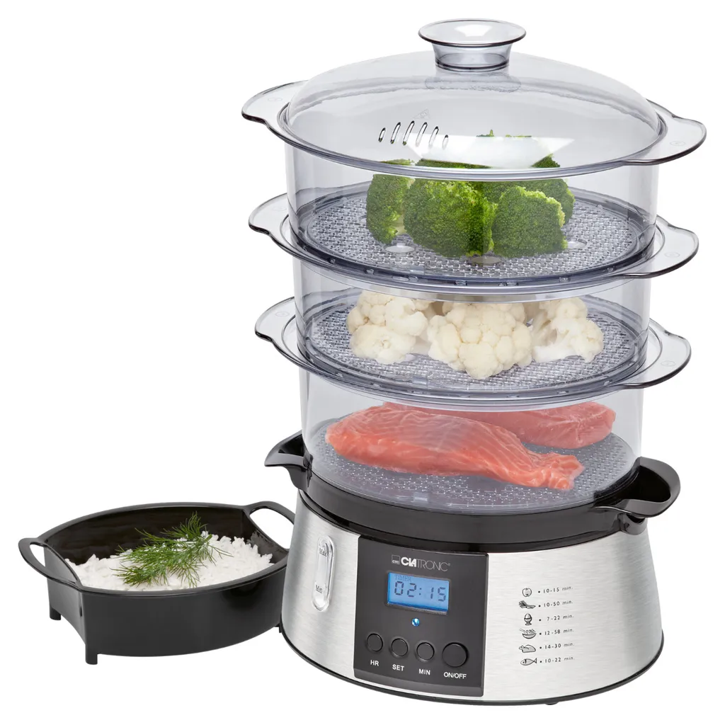 Clatronic Dampfgarer 800 W DG 3547 5 Clatronic Dampfgarer 800 W DG 3547 – Bild 3