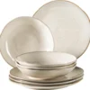 Mäser 931371 Nottingham Vintage Tafel-Service Für 4 Personen Mit Speiseteller Und Suppenteller Im Retro-Look, Steinzeug, Beige, 8-teilig (1 Set) -Küchenbedarf Geschäft ee666fbe5eb46818766ac4ea08cb30bd